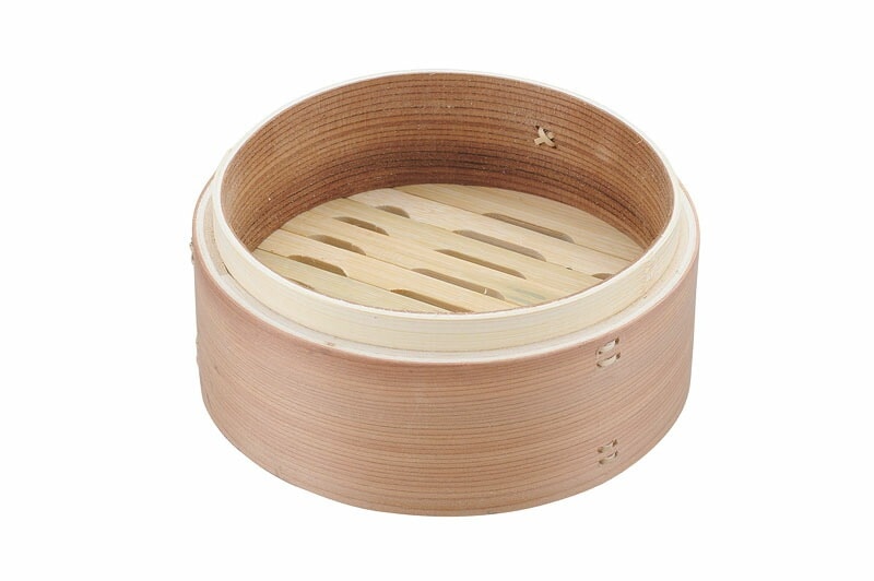 （まとめ買い）カンダ 燕舞 杉中華ミニセイロ 身 15cm [x5]