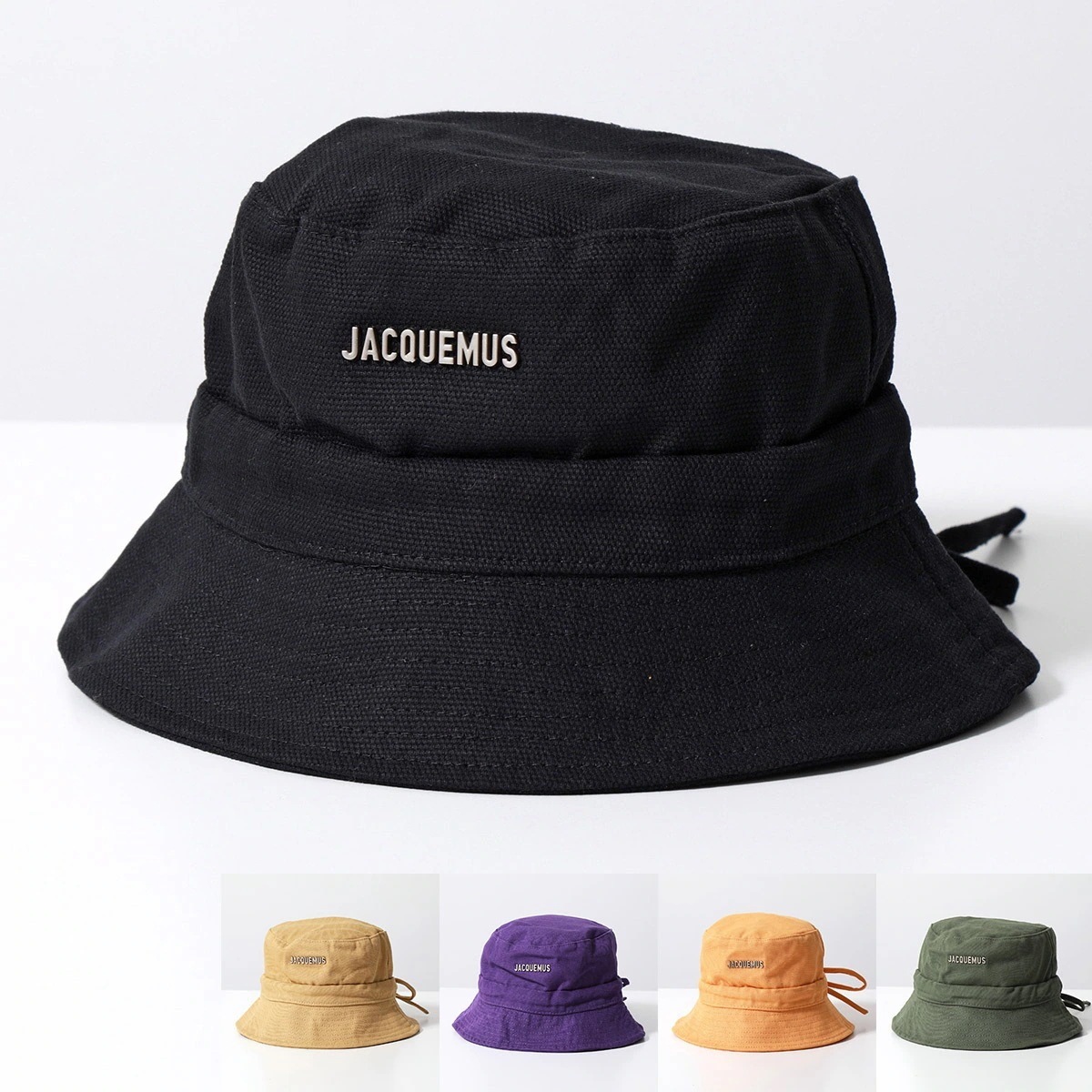 JACQUEMUS ジャックムス バケットハット LE BOB GADJO 223AC001 5001 5012 5035 レディース メンズ コットン 帽子 ロゴ カラー6色