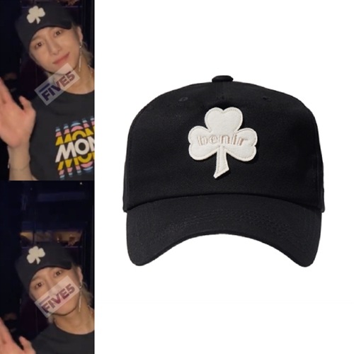 【MONSTA X着用】FIVE PANEL COLVER CAP WHITE
