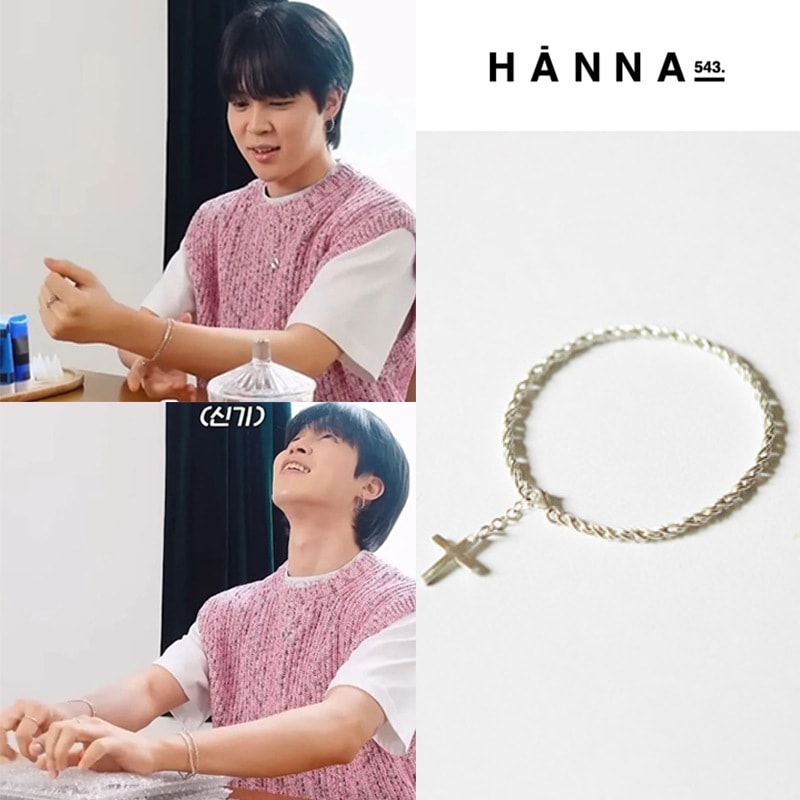 btsジミン着用 B432S シルバーブレスレット jimin
