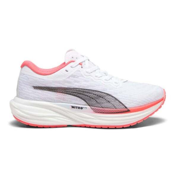 プーマDeviate Nitro 2 Running Womens White Sneakers Athletic Shoes 37685519