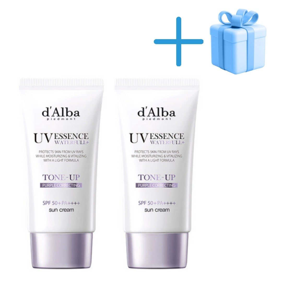 ウォータープルーフ パープル トーンアップ 日焼け止め SPF50+ PA++++, 50ml 2個 워터풀 퍼플 톤업 선크림 SPF50+ PA++++, 50ml, 2개