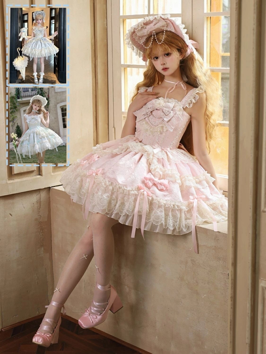 「新品販売」「即納」可愛い ロリータドレス ジャンパースカート ワンピース レディース 舞台衣装 ハロウィン コスプレ衣装 ワンピース オペラ コスチューム 演出服 ロリータ イベント お嬢様 お茶