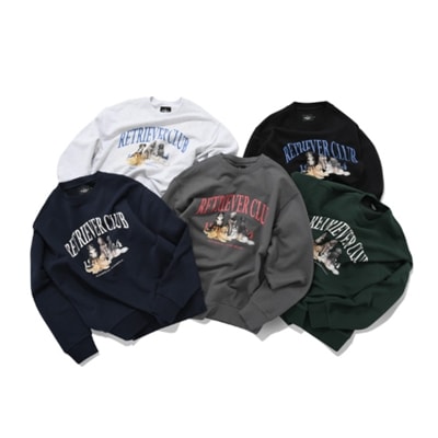 RETRIEVER FRIENDS CREWNECK_5color 6,675円