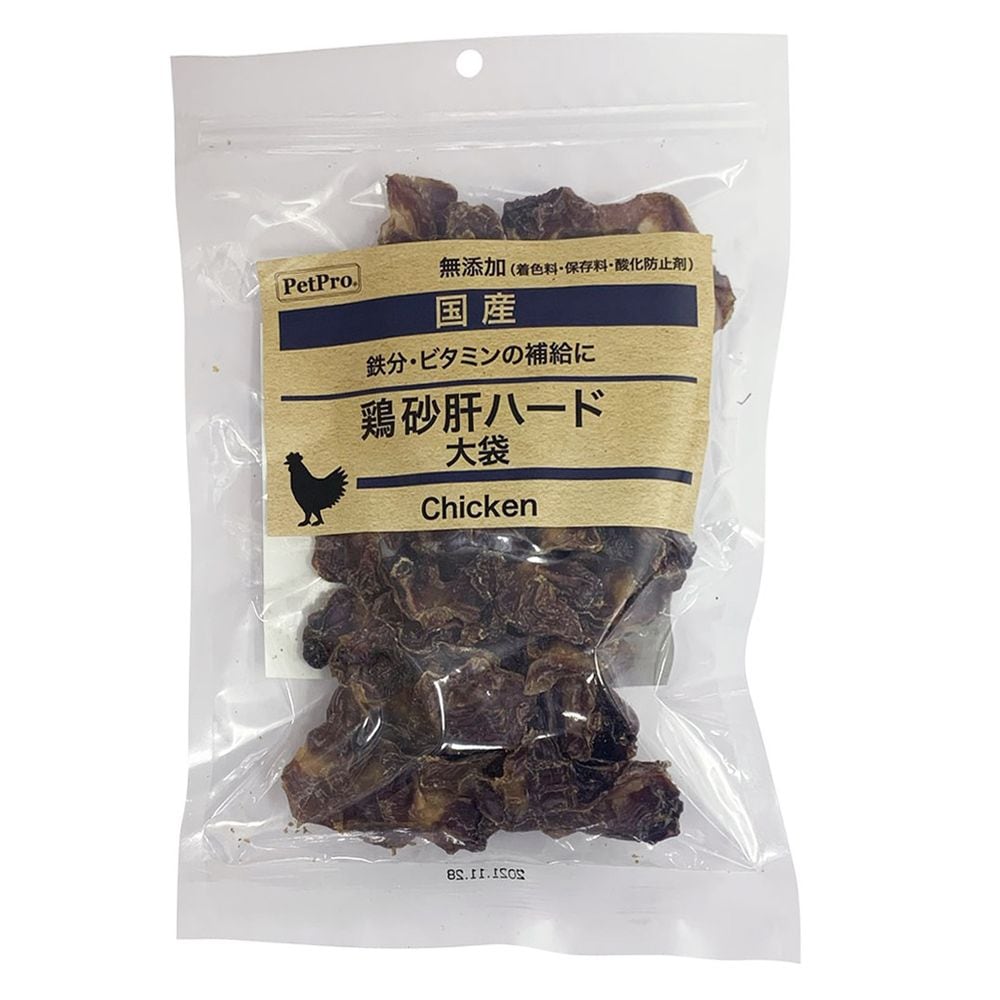 （まとめ買い）国産おやつ 無添加鶏砂肝ハード 155g 犬用おやつ [x3] 4,670円