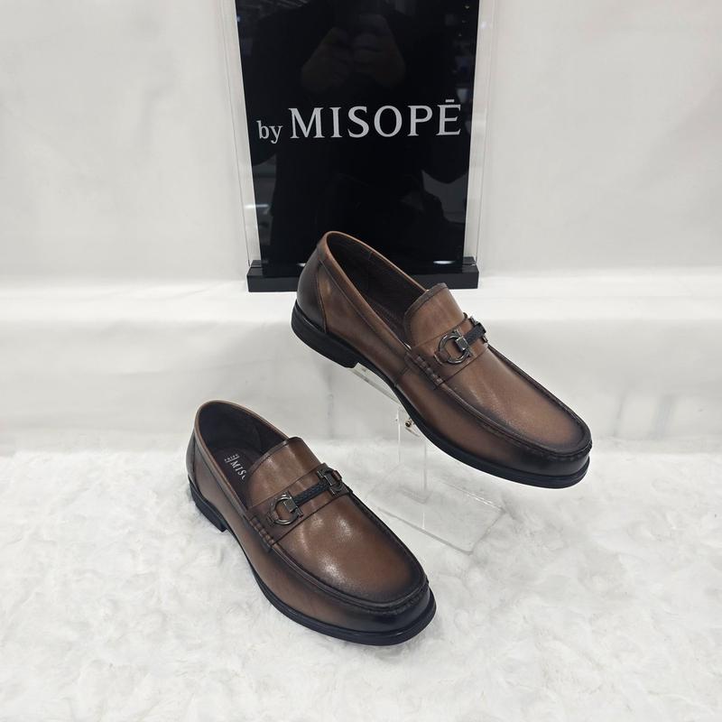 By 男性用装飾ローファー 122HT339SP201 MBROWN 3 JJ