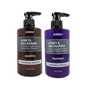 [1+1]ハニーアンドマカデミア ネイチャーシャンプー 500ml+プロテイントリートメント 500ml 香り14種択1