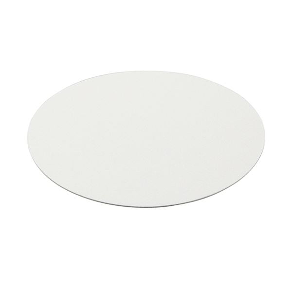 （まとめ）TANOSEE ペーパーコースター 無地（丸）厚さ1mm 1パック（100枚）[x10]