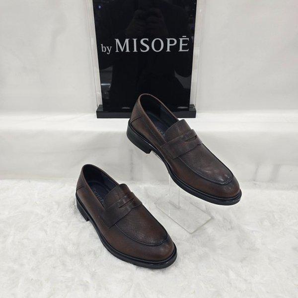 By 男性モダンペニーローファー 122HT239DY003 DBROWN 3 JJ