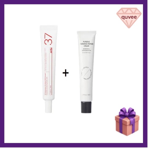 37クリーム45ml 1個+ レディアンス リペアクリーム 50ml 1個セット 構成+シートマスク 贈呈