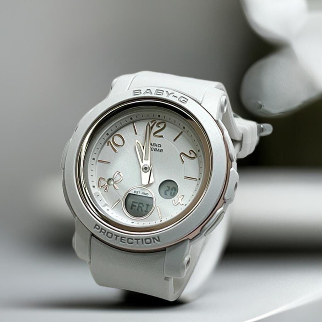 BABY-G G-SHOCK カシオ ベビーg アナデジ BGA-290RA-7AJF レディス ホワイト文字盤 ラッピング無料 手書きのメッセージカードお付けします クリ