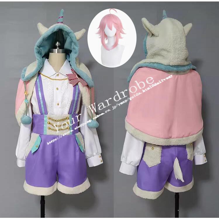 あんさんぶるスターズ! 風 Tori Himemiya コスプレ衣装 ウィッグ コスチュームア ニメゲーム cosplayパーティーイベント 仮装変装 祭り