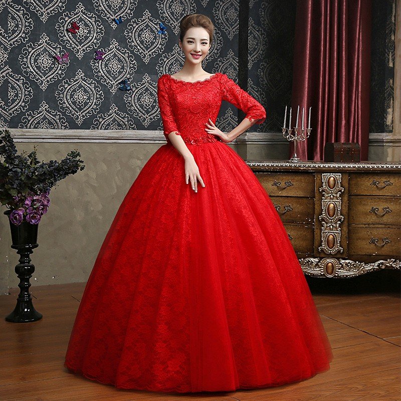 ロングドレス 演奏会 安い カラードレス 結婚式 赤 コンサート ウェディングカラードレス 二次会