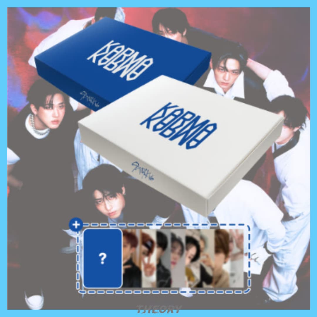 [2種1セット] [単品] Stray Kids 正規4集『KARMA』一般盤 フォトブックVer. + 特典フォトカード