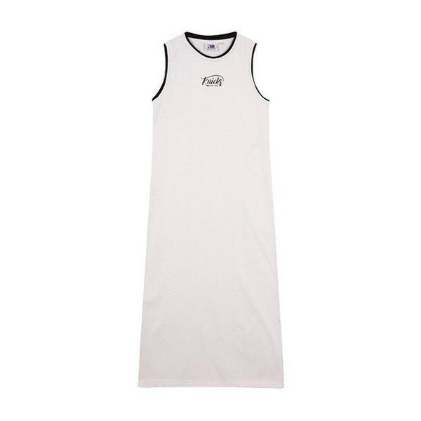 NYK 女性 スリーブレス ロング ワンピース(N252TO722P) WHITE (P003766658)