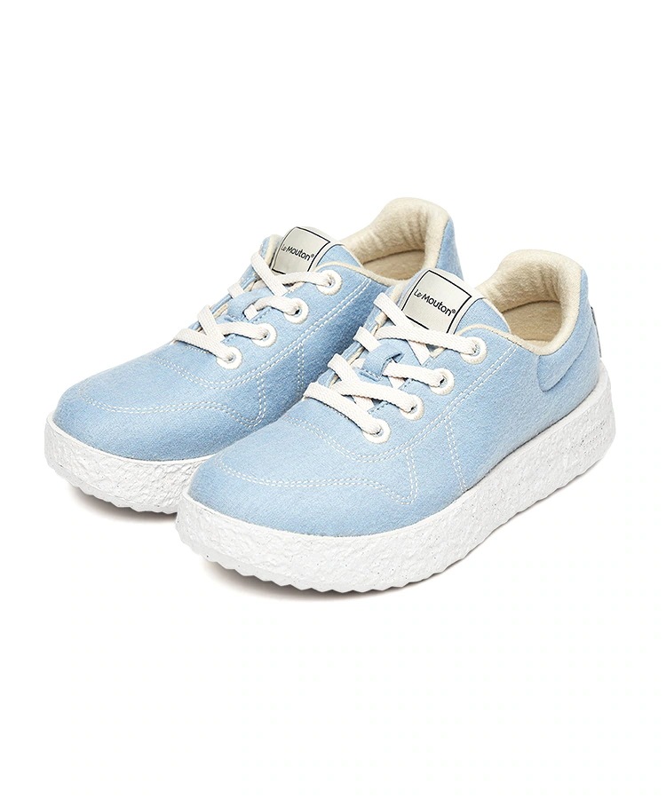 メイト 軽い メリノ ウール ストライプ ロゴ レースアップ ローカット