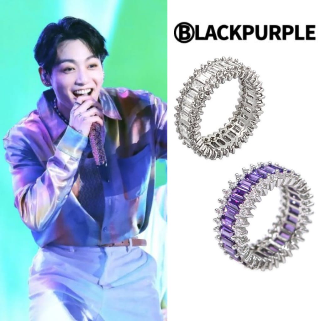 【BLACKPURPLE】Lilly Piece Ring〜BTS ジョングクさん着用 BLACKPURPLE] LILLY PIECE RING [BTS ジョングク &ジン着用] 指輪