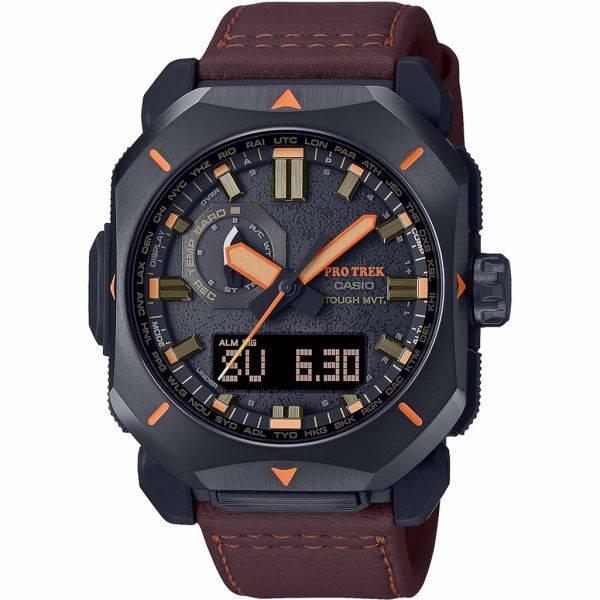 取寄品 正規品 CASIO腕時計 カシオ PRO TREK プロトレック アナデジ アナログ&デジタル ソーラー 丸形 PRW-6900YL-5JF メンズ腕時計
