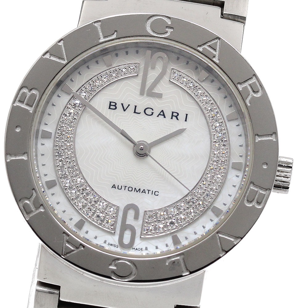 ブルガリ BVLGARI BB33SS ブルガリブルガリ ダイヤ 自動巻き メンズ _952632【中古】