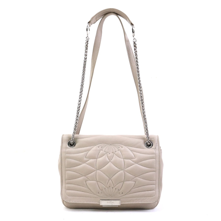 フルラ Furla ショルダーバッグ レザー ベージュ レディース h31713a