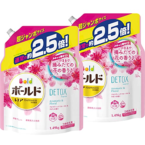 まとめ買い ボールド 洗濯洗剤 液体 洗濯水をデトックス アロマティックフローラル&サボン 詰め替え 4,732円