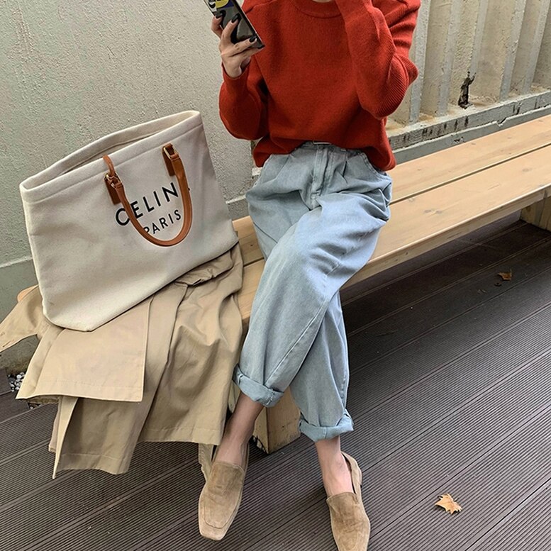 レディース チノパンデニム ハイウエストワイドテーパードデニム ボトムス パンツ デニムパンツ ハイ 5,678円