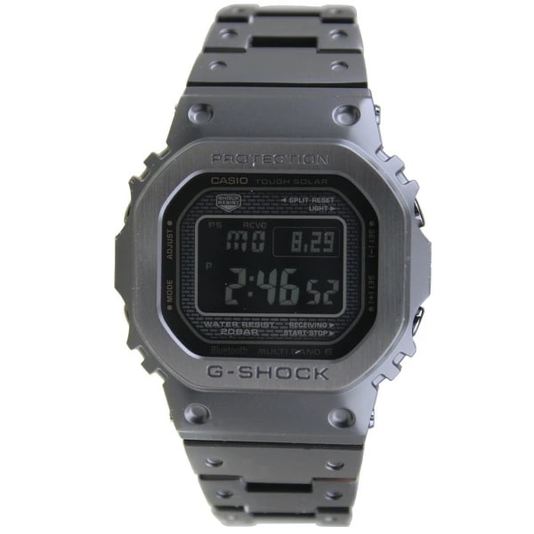 CASIO G-SHOCK 電波 ソーラー Bluetooth スマートフォンリンク フルメタル BLACK IP GMW-B5000MB-1