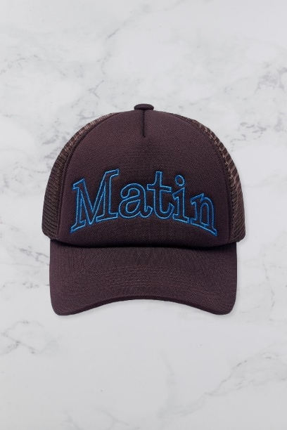 Qoo10 Matin Kim MATIN MESH ロゴ キャップ [