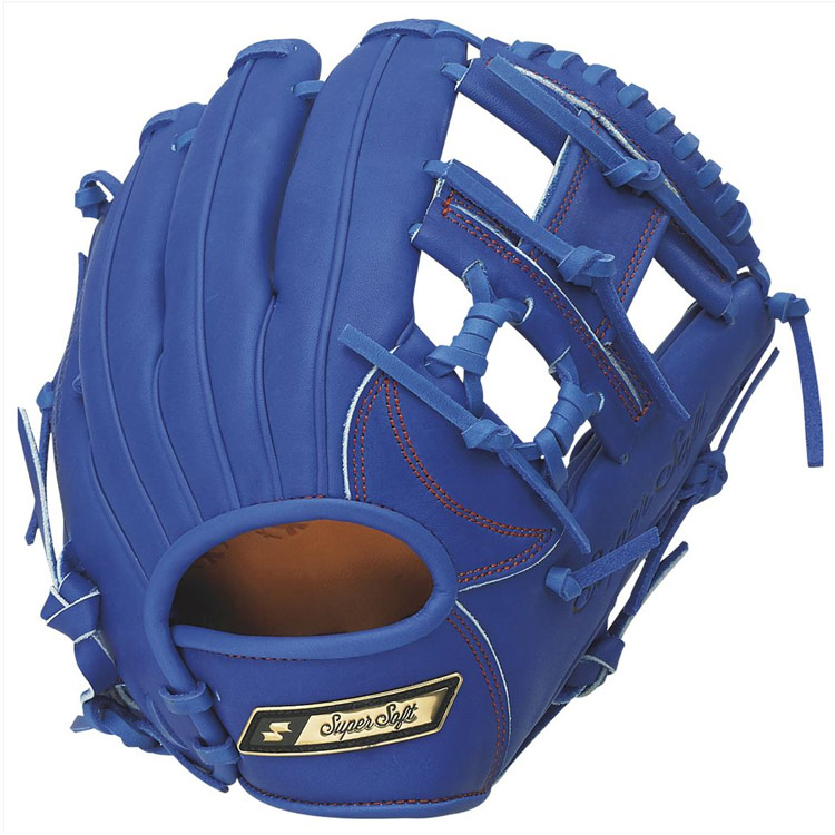 エスエスケイ （左投げ用）少年軟式野球 スーパーソフト オールラウンド用 ブルー R（左投げ用） #SSJ21022F-60