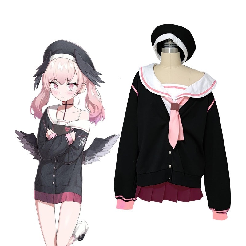 ブルーファイルズコスプレ衣装夏江小ジャケットセーラーコスプレアニメ衣装スーツ女性二次元ハロウィン