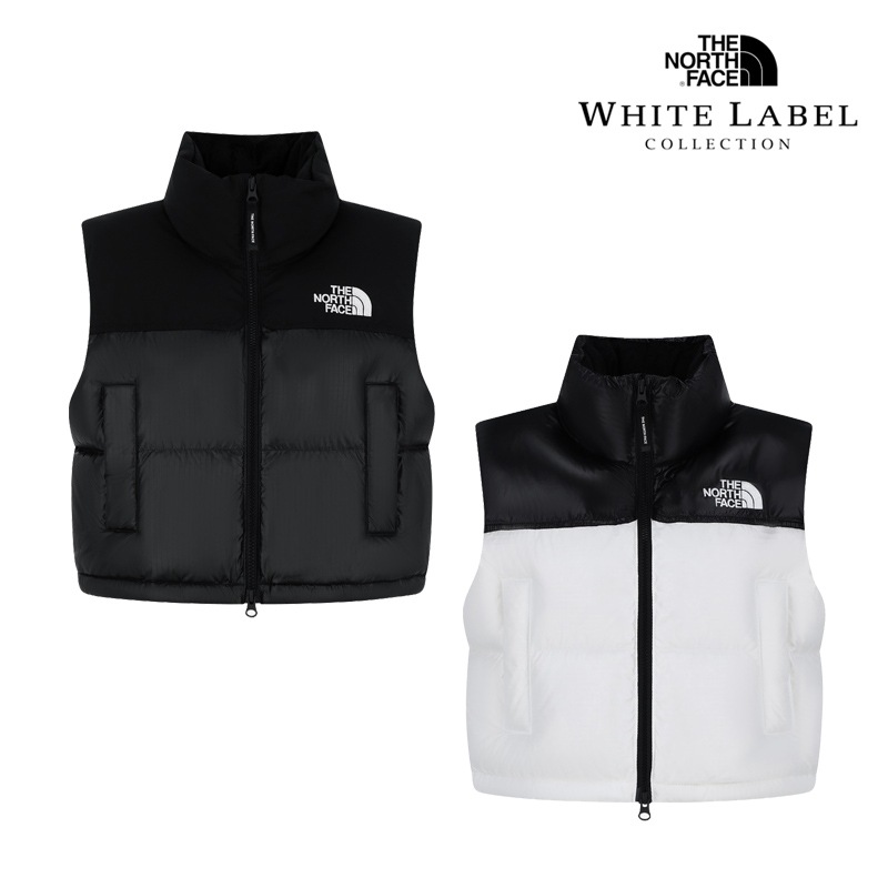 NV1DR81 WS NOVELTY NUPTSE VEST RDS 25FW 新作 韓国限定ライン ウィメンズ ダウン 防風 ハイネック RDS認証 ロゴワッペン ショート 秋冬 レイヤード パンツ