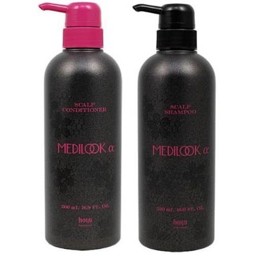 2点セット ホーユー メディルックα スキャルプシャンプー スキャルプコンディショナー 500mL/g SET