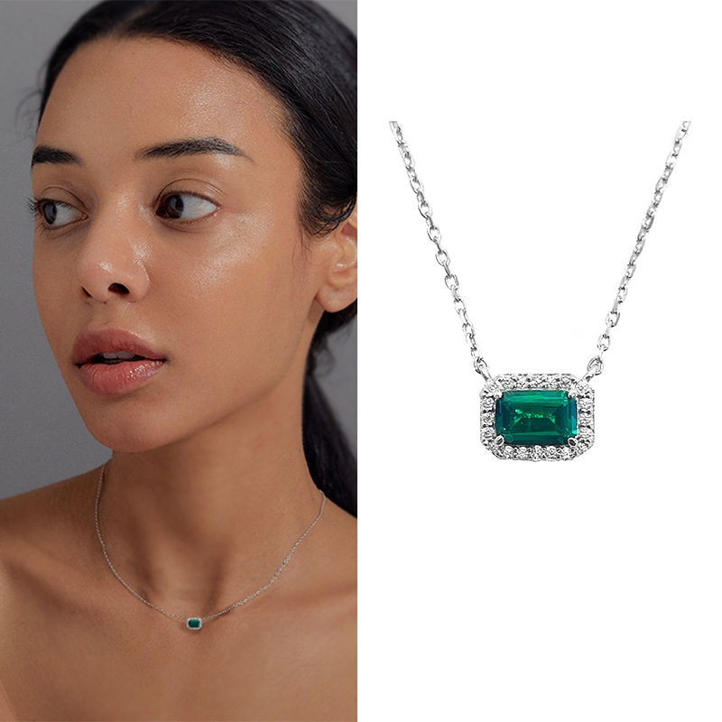 [韓国ジュエリー] ビクトリア プチ グリーン ネックレス 韓国ファッション 人気ジュエリー