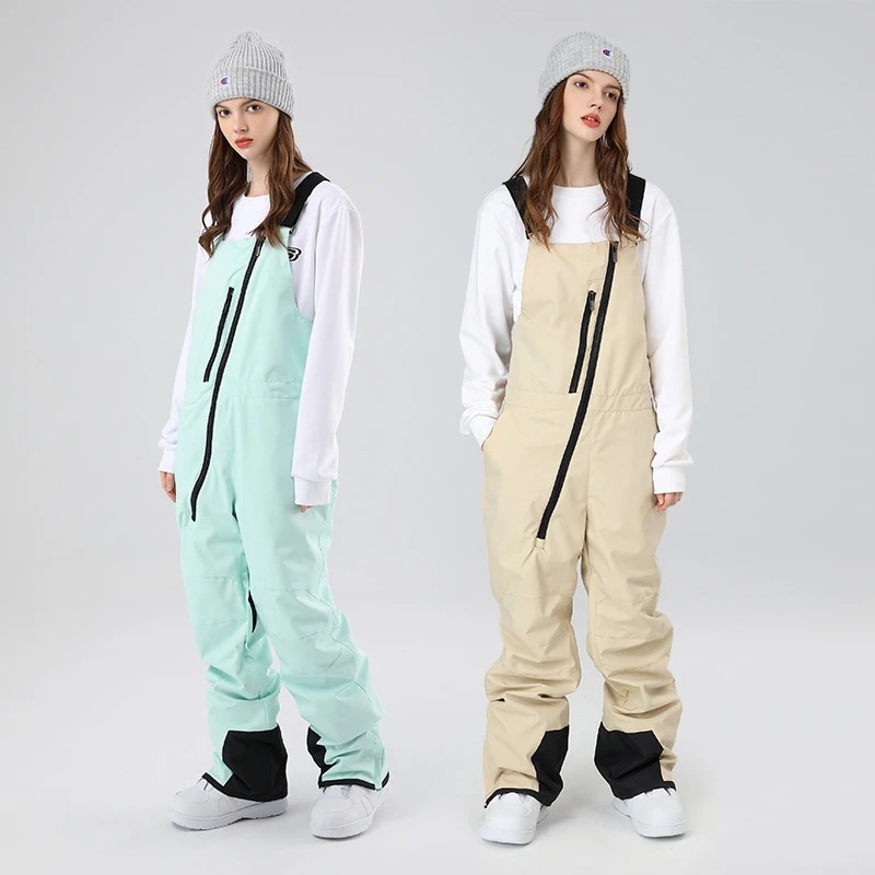 スノーボードウェア ロングパンツ カーゴパンツ メンズ レディース 単品 スノーボード スキーウェア スノボウェア つなぎ オールインワン ビブパンツ 韓国風長ズボン 男女兼用 防風防水 防寒 耐摩擦