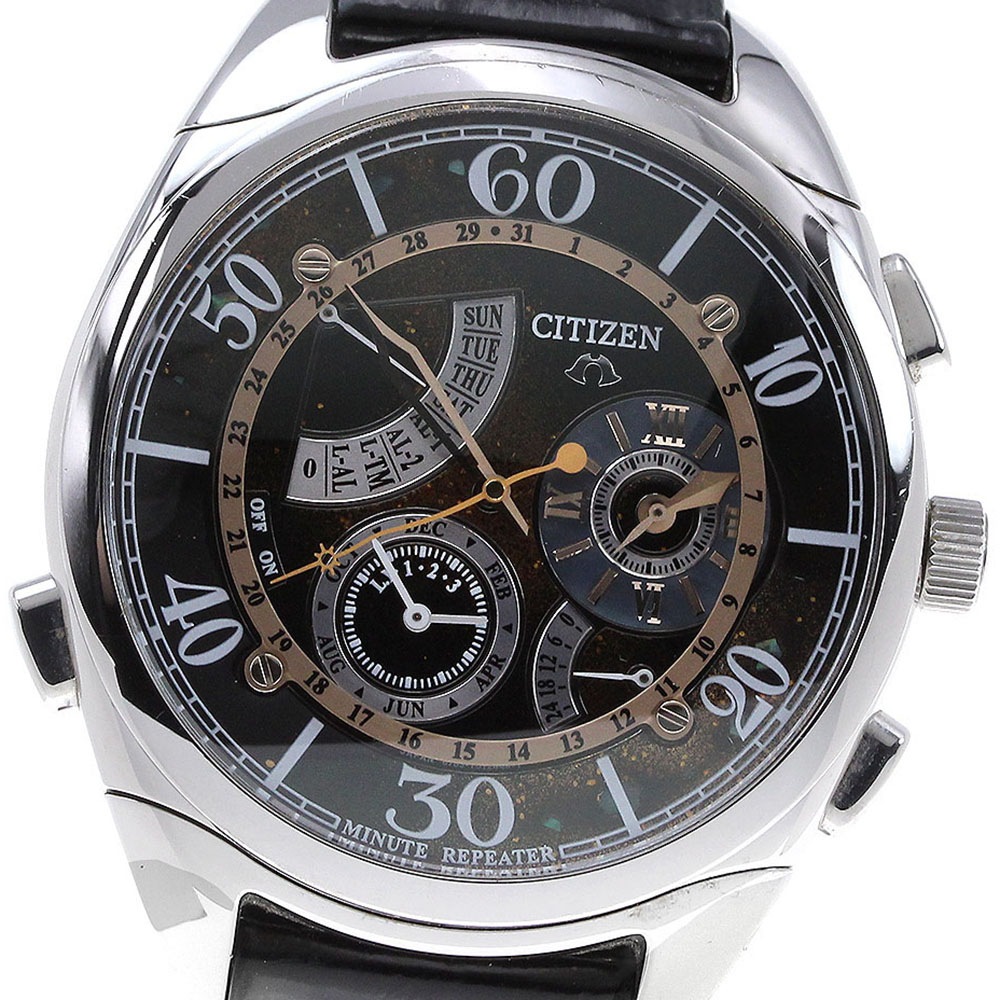 シチズン CITIZEN CTR57-0895 カンパノラ 星河(せいが) ミニッツリピーター クォーツ メンズ 箱付き_826968【中古】