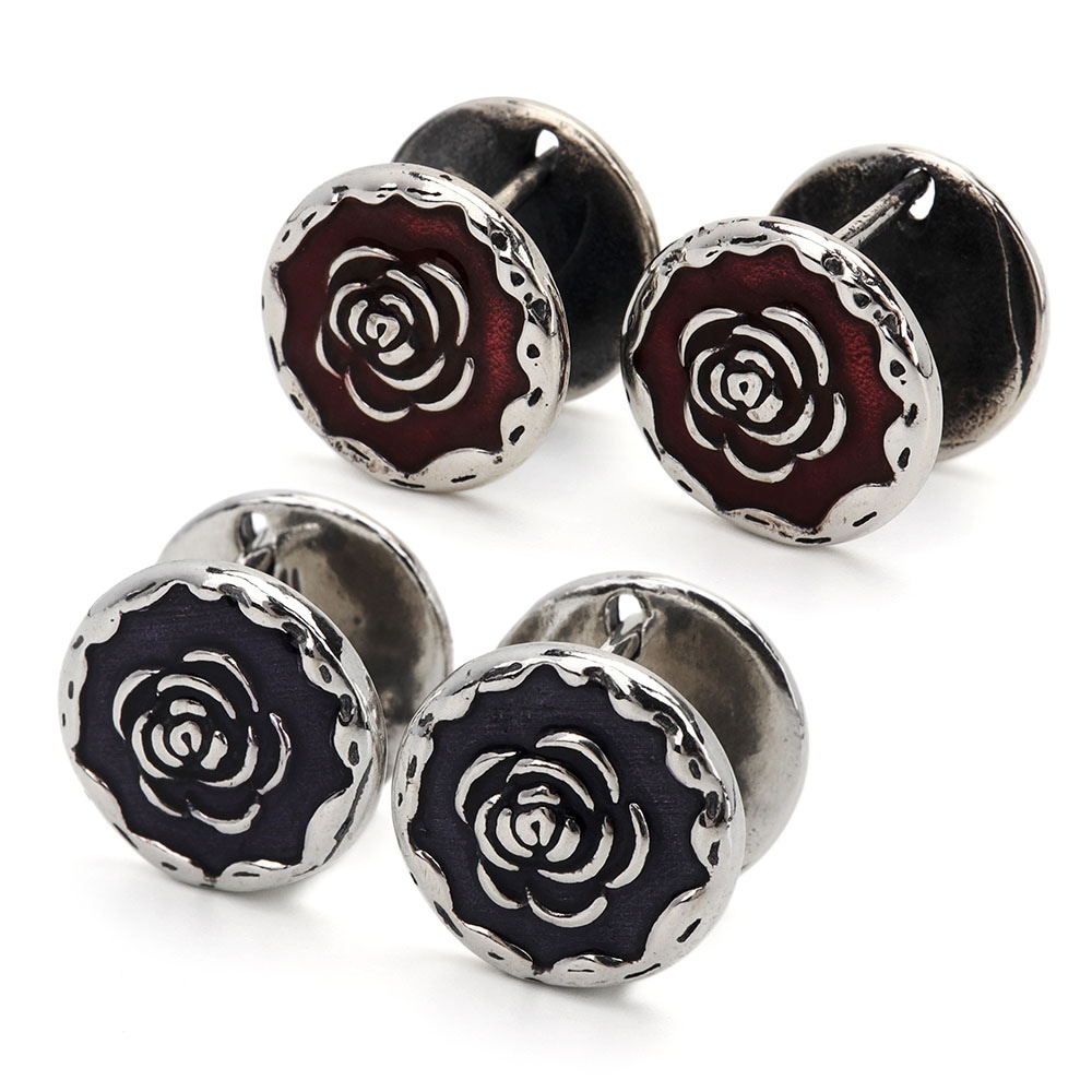 シルバー925 シーリングスタンプ風ピアス [ce382]