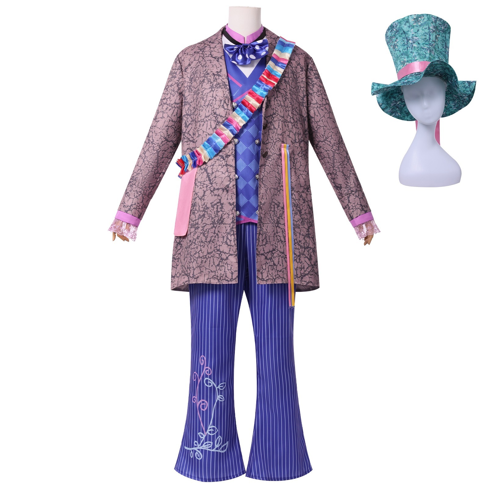 不思議の国のアリス コスプレ衣装 アリス マッドハッター ミスターハット コスプレ ハロウィン衣装