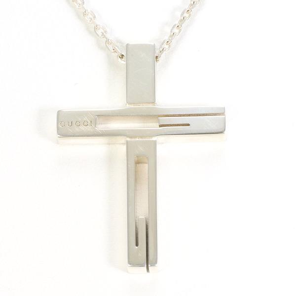 グッチ シルバー ネックレス 箱 袋 総重量約12.0g 約56cm ジュエリー 中古