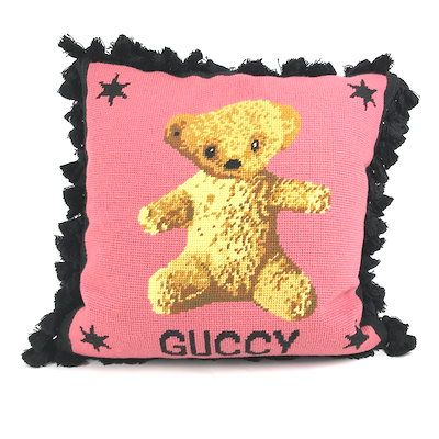 Qoo10] GUCCI クッション ベア テディべア クマ ピロ : 家具