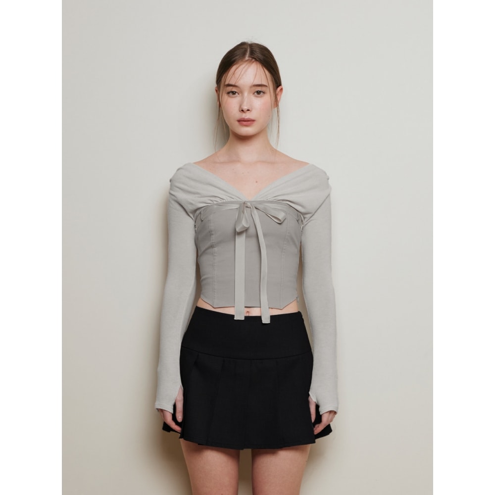 ノットユアローズミュウトップ (グレー)