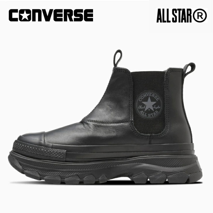 コンバース スニーカー ハイカット レザー オールスター （Ｒ） トレックウエーブ サイドゴア ＨＩ レディース CONVERSE LEATHER ALL STAR (R) TREKWAVE SIDE