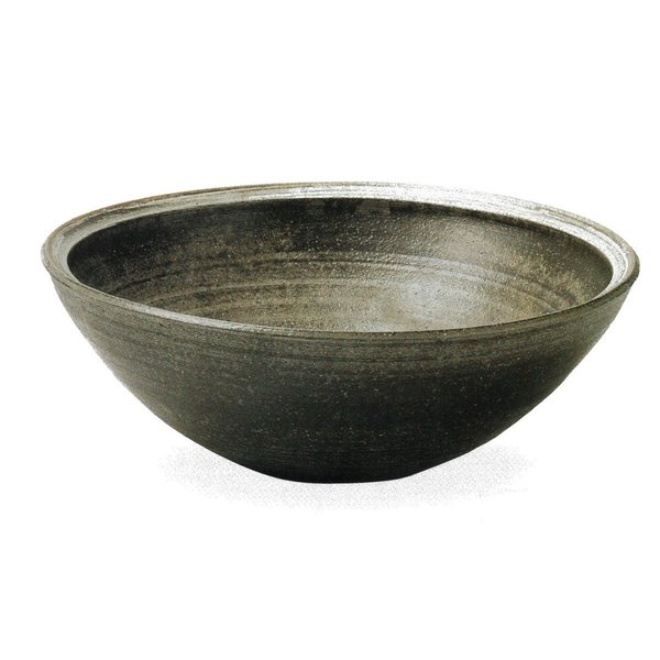 いぶし窯変手洗鉢（器具付）