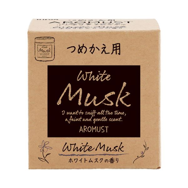 （まとめ） 晴香堂 アロマストホワイトムスク つめかえ用 160ml 1個 [x10セット]