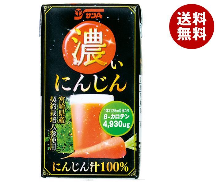 サンA 濃い人参 125ml紙パック×24本入×(2ケース)