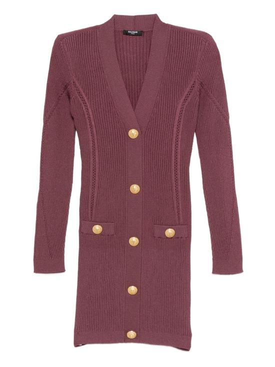 BALMAIN Women Short Skirts FF0R8033 KJ155DR Purple