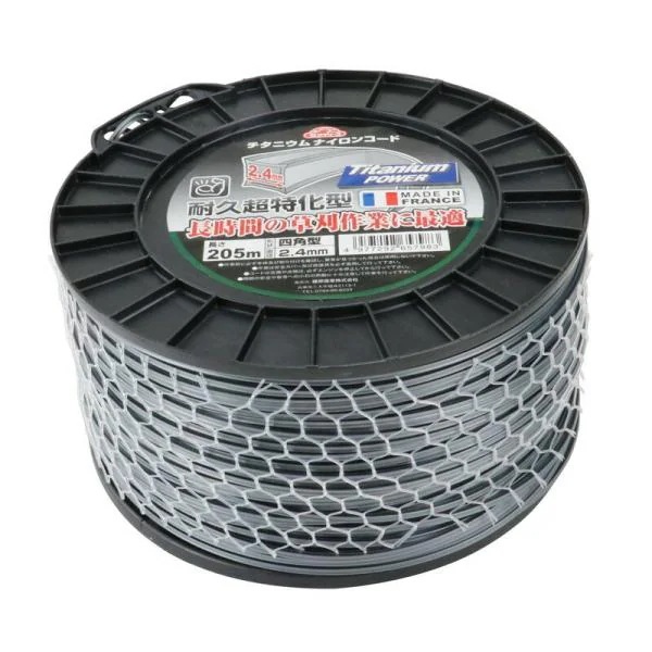 セフティー3 チタニウムナイロンコード型 2．4MMX205M 園芸機器 刈払機 ナイロンコード 5,394円