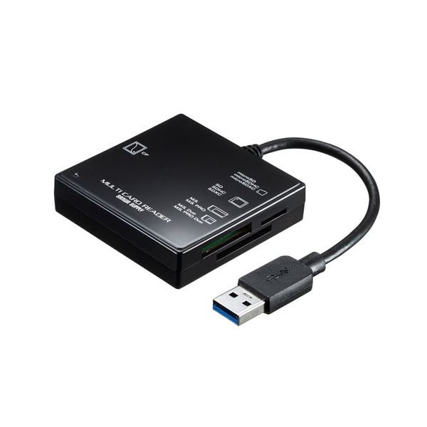 (5個セット) サンワサプライ USB3.1 マルチカードリーダー ADR-3ML39BKNX5