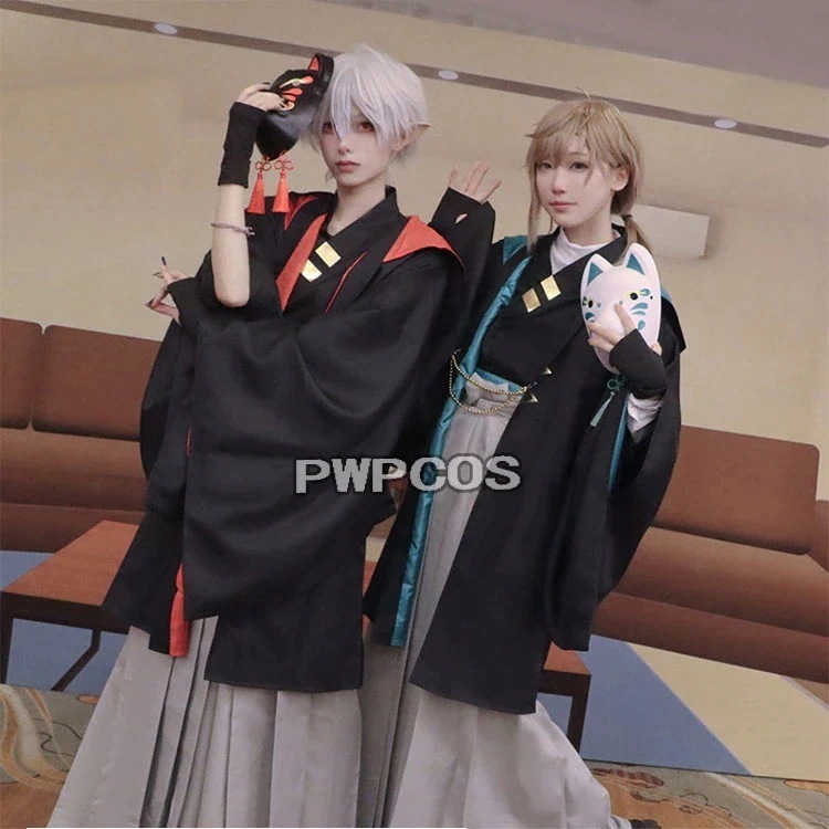 ハロウイン 衣装 和服 文化祭 VTuber クリスマス 仮装 コスチューム 叶 ウィッグ 葛葉 コスプレ 衣装コスプレ変装仮装セパレート