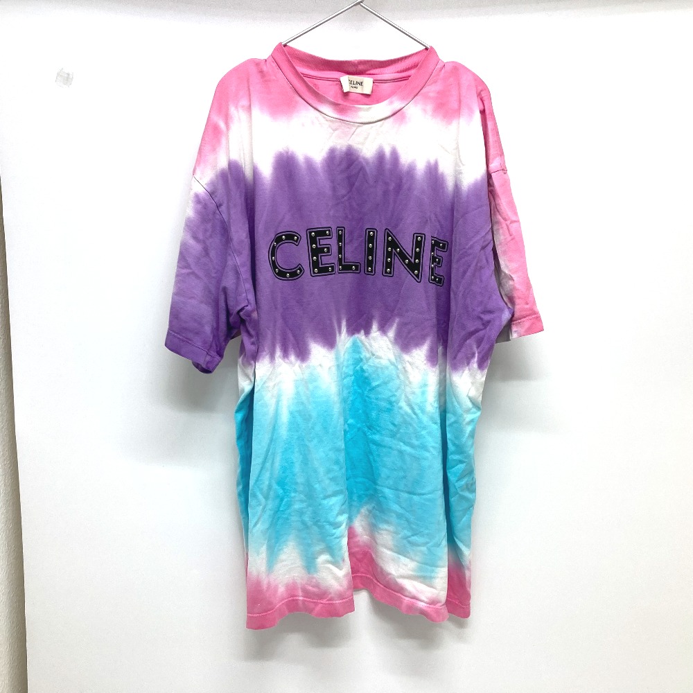 半袖Ｔシャツ 2X687956Ｍ スタッズロゴ プリントルーズ 半袖 Tシャツ Tシャツ コットン マルチカラーTシャツ・カットソー