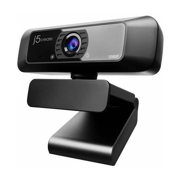 j5 Create USB フルHDWebカメラ 360ローテーション搭載 ブラック JVCU100 1台
